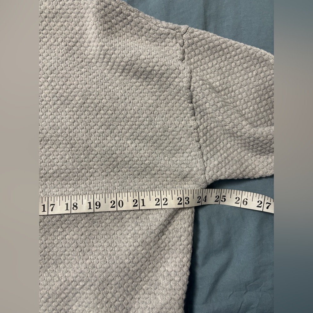 Matty 100% Grey Cotton Knit Top - Picture 7 of 10